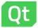 Qt C++ logo